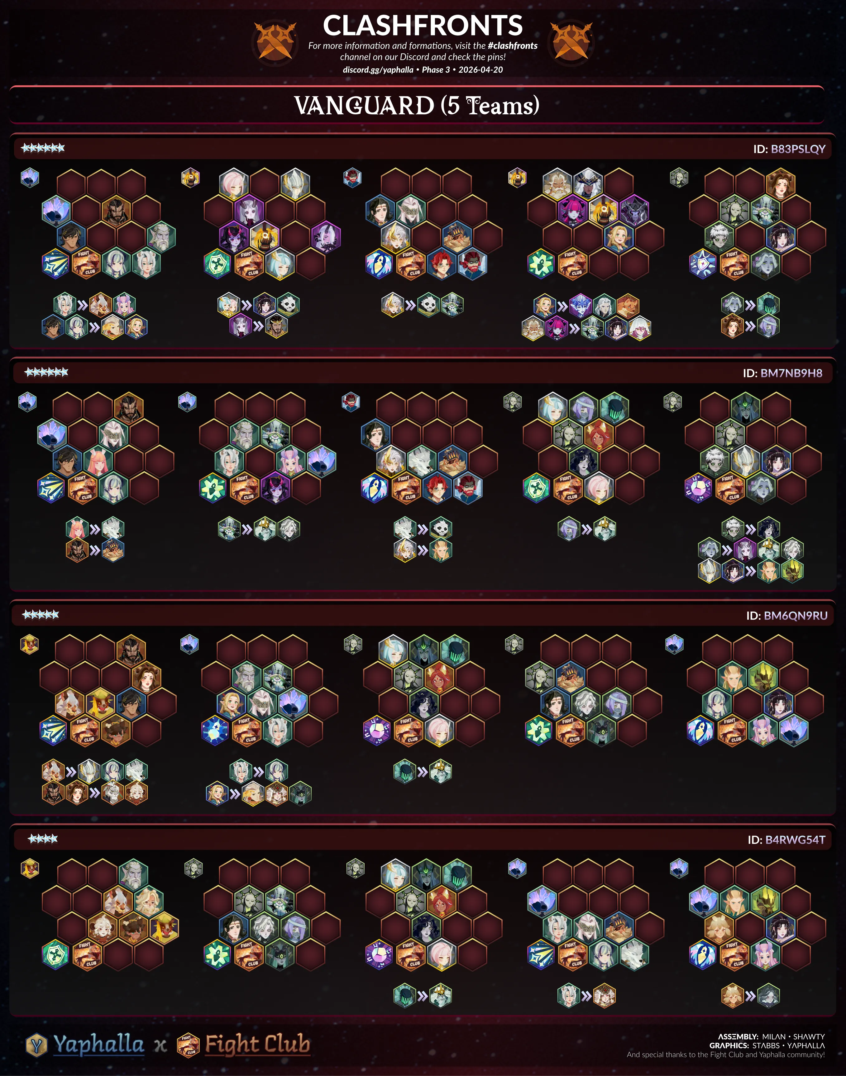 Clashfronts Vanguards